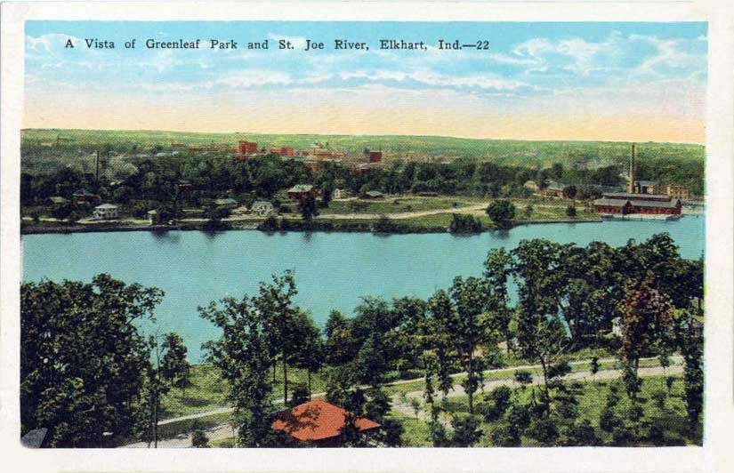 A Vista of Greenleaf Park and St. Joe River