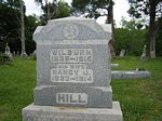 Grave of Wilburn and Nancy Hill