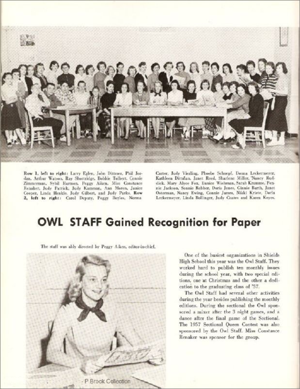 047 Owl Staff Gained<br>Recognition for Paper