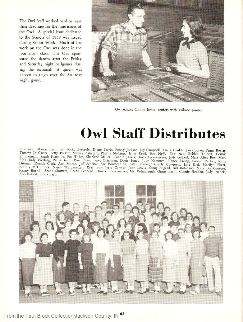 067 Owl Staff Distributes...