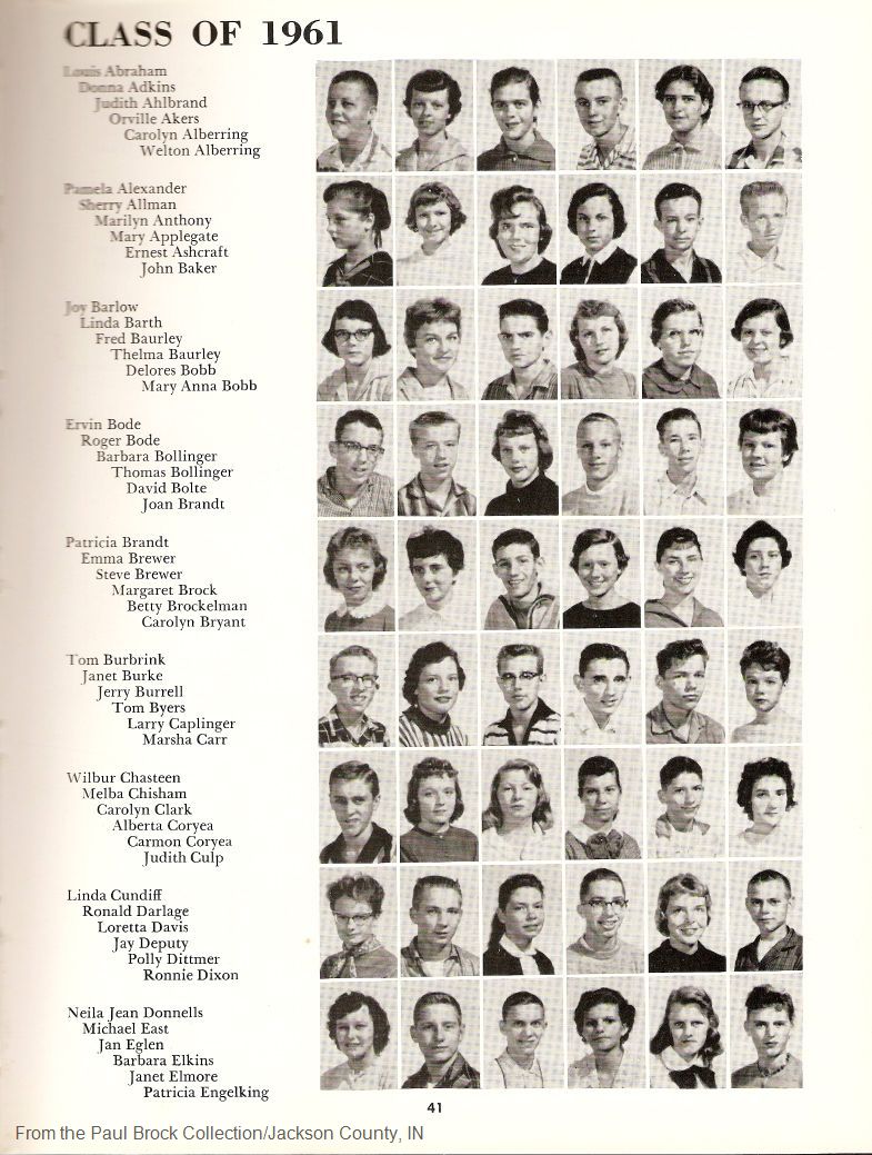 042 Class of 1961<br />Abraham - Engelking
